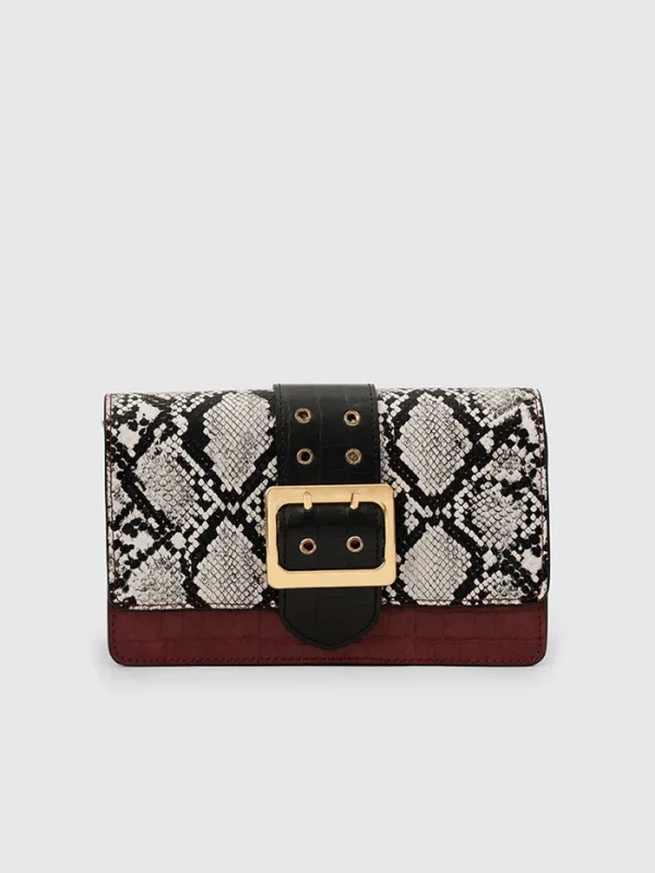 Adrianne Metal Buckle Crossbody Bag - Image 3